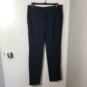 NWT Banana Republic Ryan Pants Navy & White Stripe